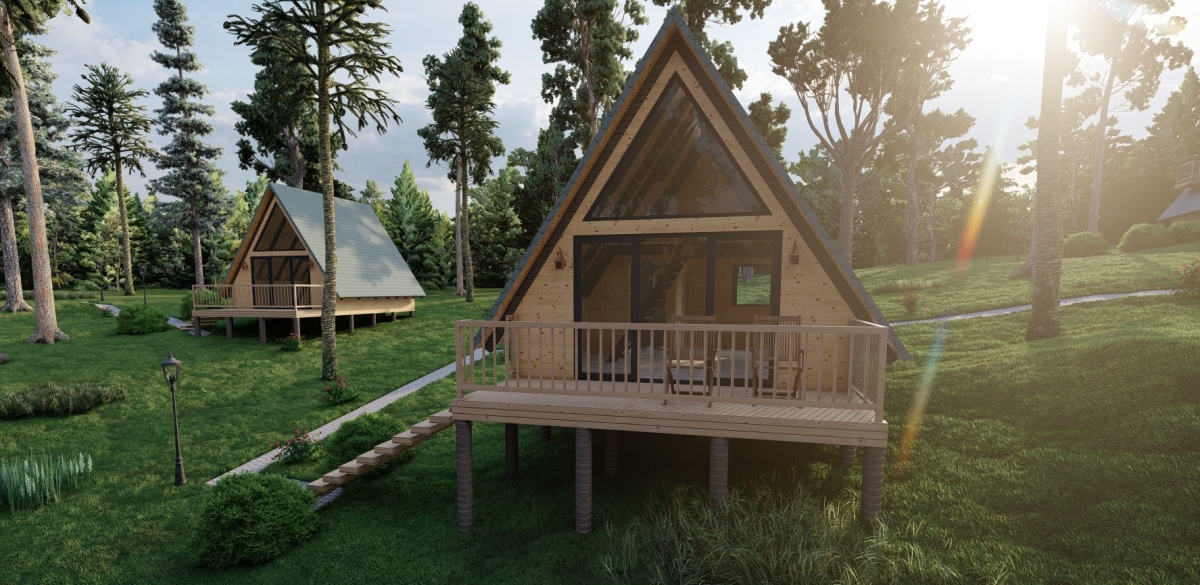 Doğanın kalbine özgün mimarisiyle SBB 10 yeni bungalov yapıyor