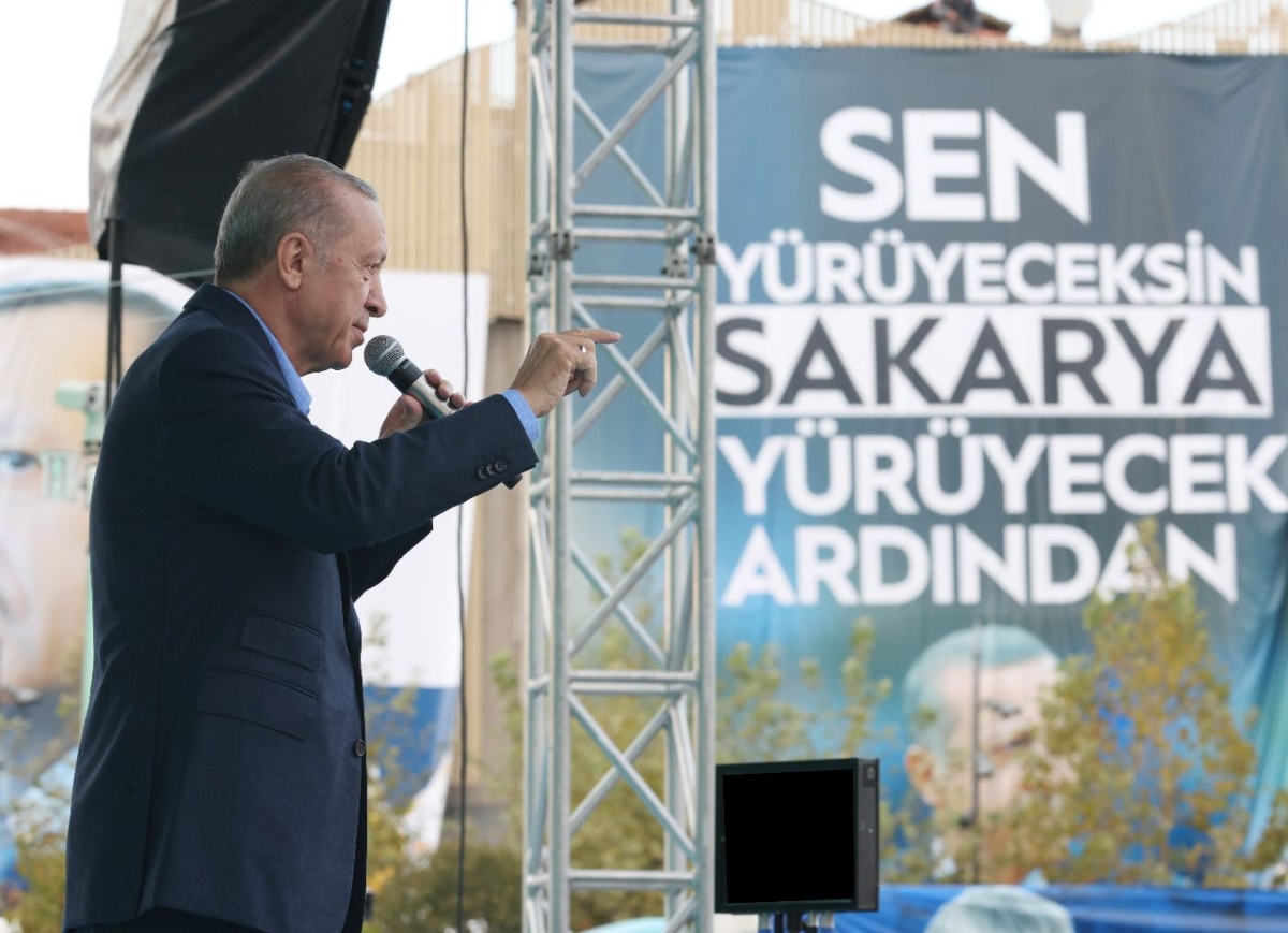 Recep Tayyip Erdoğan Sakarya'da