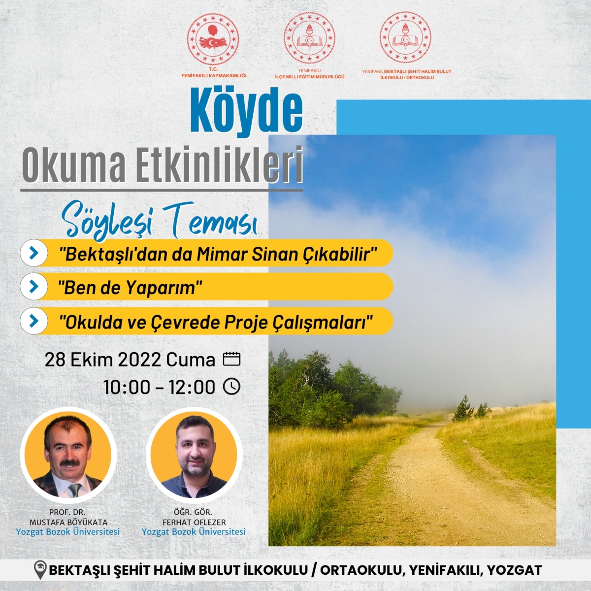 Köyde Okuma Etkinliği” programının kırk yedincisi Yenifakılı’nın Bektaşlı Köyü’nde düzenlendi.