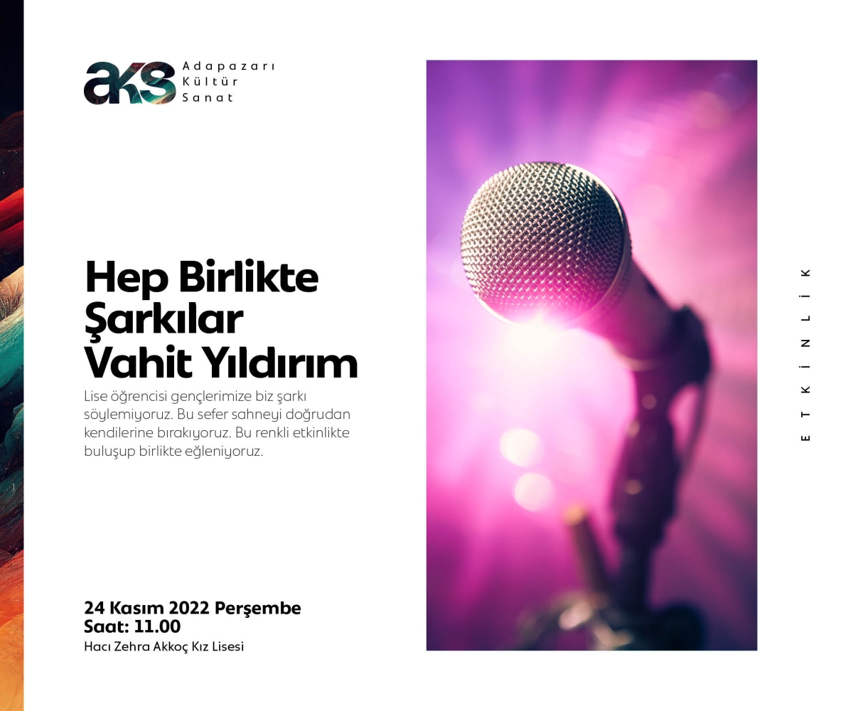 Kültür Sanat Heyecanı Sakarya'da Başlıyor