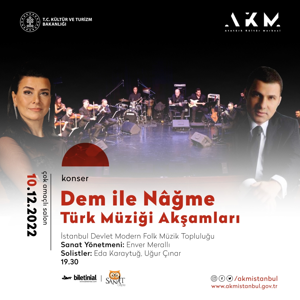 ATATÜRK KÜLTÜR MERKEZİNDE BU HAFTA (5 – 11 Aralık)