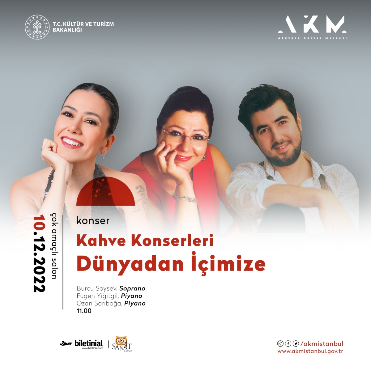ATATÜRK KÜLTÜR MERKEZİNDE BU HAFTA (5 – 11 Aralık)
