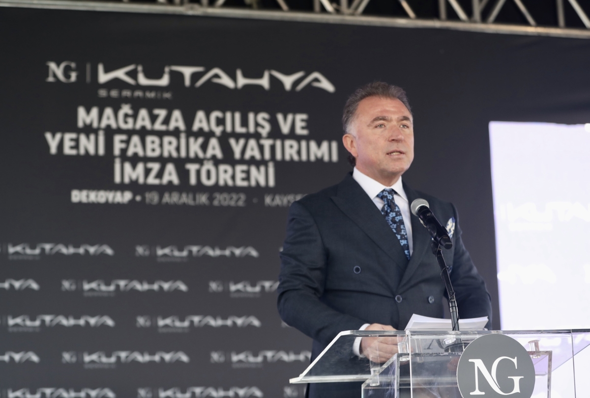 NG KÜTAHYA SERAMİK 100 MİLYON AVROLUK 8. FABRİKA YATIRIMININ STARTINI VERDİ MUSTAFA VARANK:
