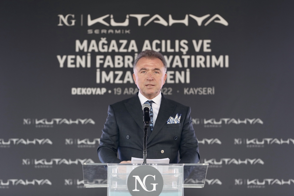 NG KÜTAHYA SERAMİK 100 MİLYON AVROLUK 8. FABRİKA YATIRIMININ STARTINI VERDİ MUSTAFA VARANK: