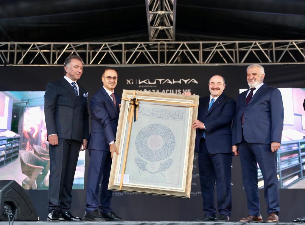 NG KÜTAHYA SERAMİK 100 MİLYON AVROLUK 8. FABRİKA YATIRIMININ STARTINI VERDİ MUSTAFA VARANK: