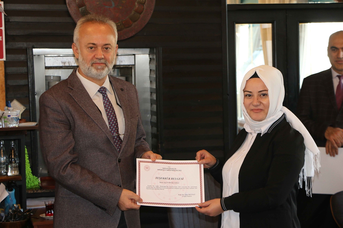 Erenler İSM’nin başarısı teşekkür belgesiyle taçlandı