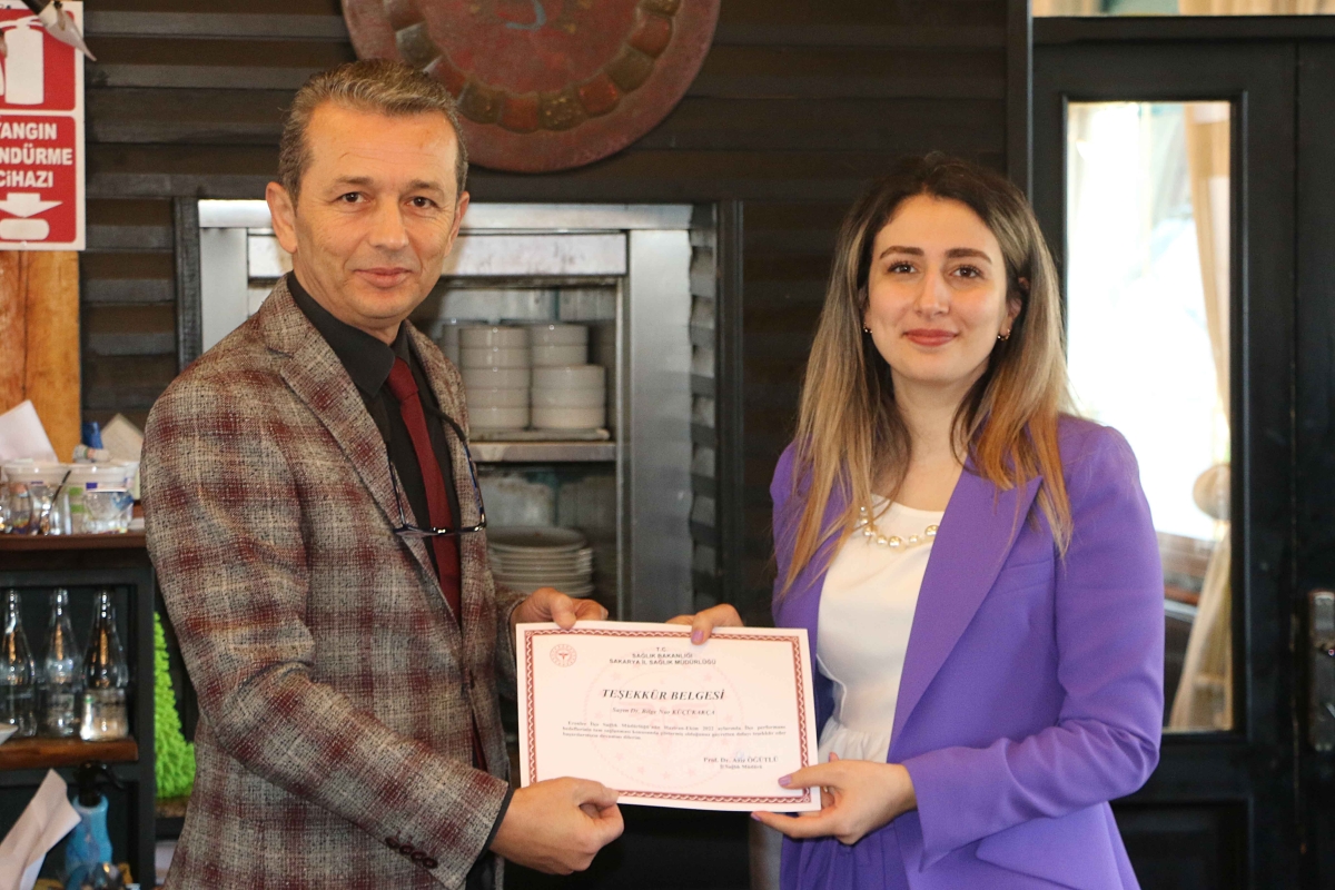 Erenler İSM’nin başarısı teşekkür belgesiyle taçlandı