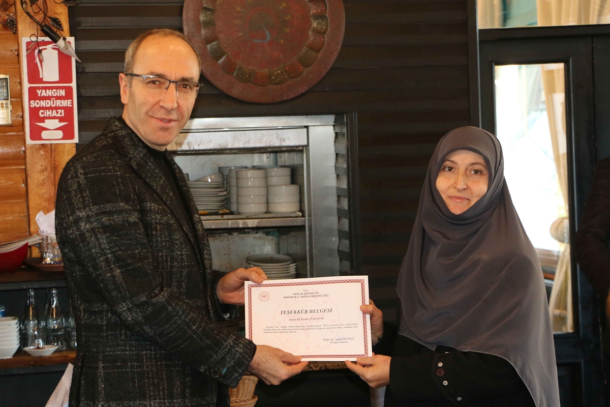 Erenler İSM’nin başarısı teşekkür belgesiyle taçlandı