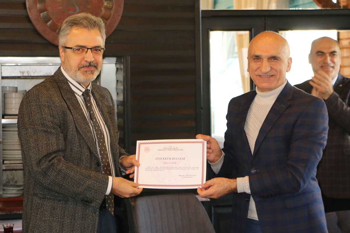 Erenler İSM’nin başarısı teşekkür belgesiyle taçlandı