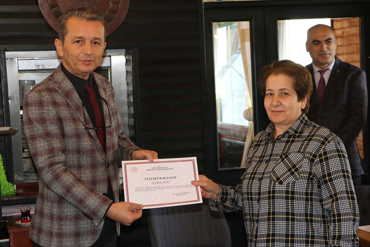 Erenler İSM’nin başarısı teşekkür belgesiyle taçlandı