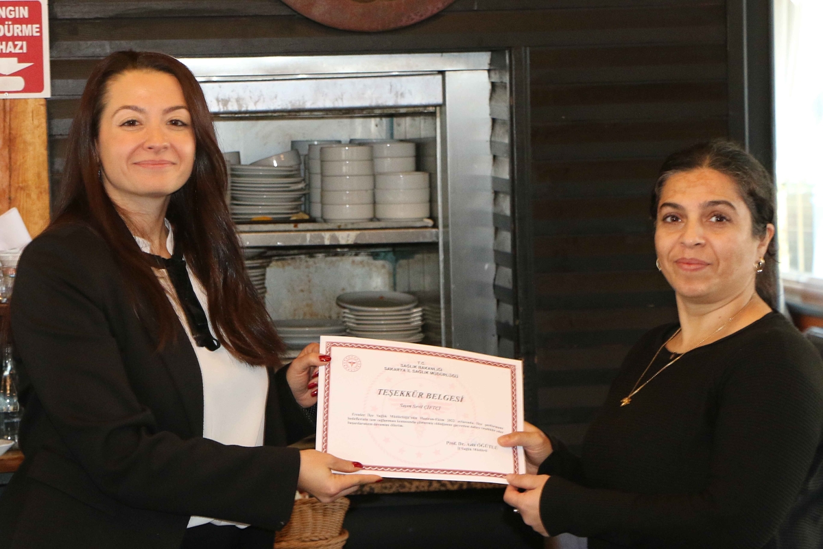 Erenler İSM’nin başarısı teşekkür belgesiyle taçlandı