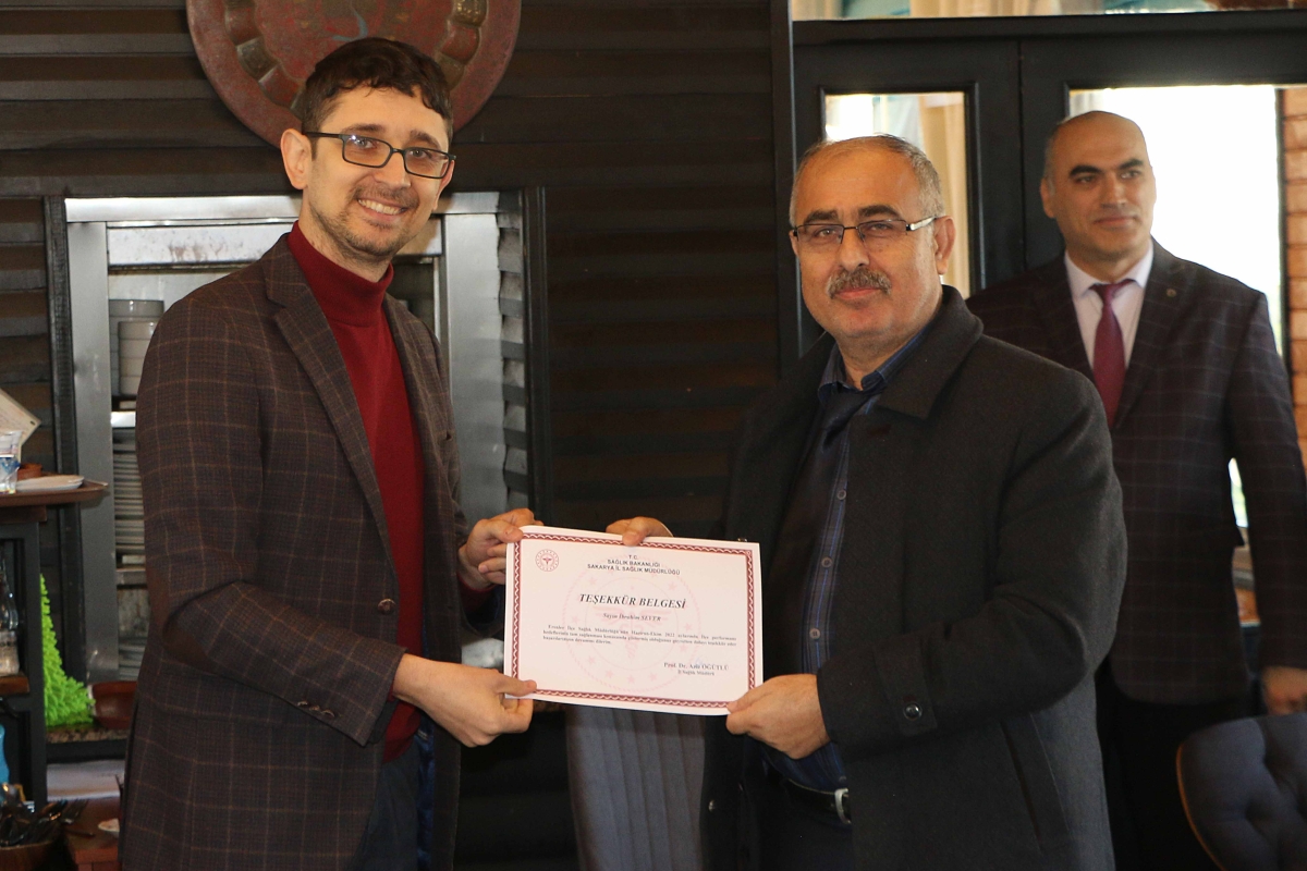 Erenler İSM’nin başarısı teşekkür belgesiyle taçlandı