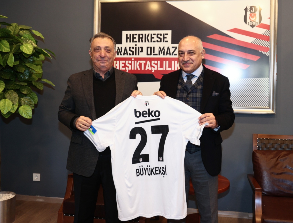 TFF Başkanı Mehmet Büyükekşi, Beşiktaş Kulübü’nü Ziyaret Etti