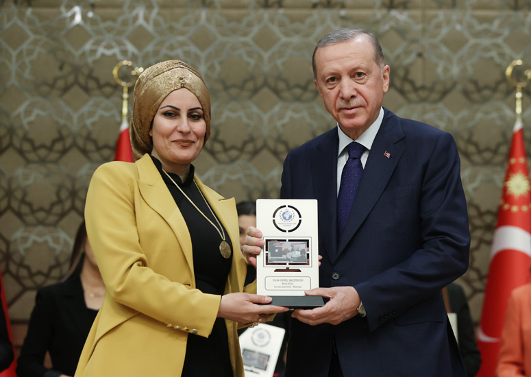 Cumhurbaşkanı Erdoğan, “7. Anadolu Medya Ödülleri” programına katıldı