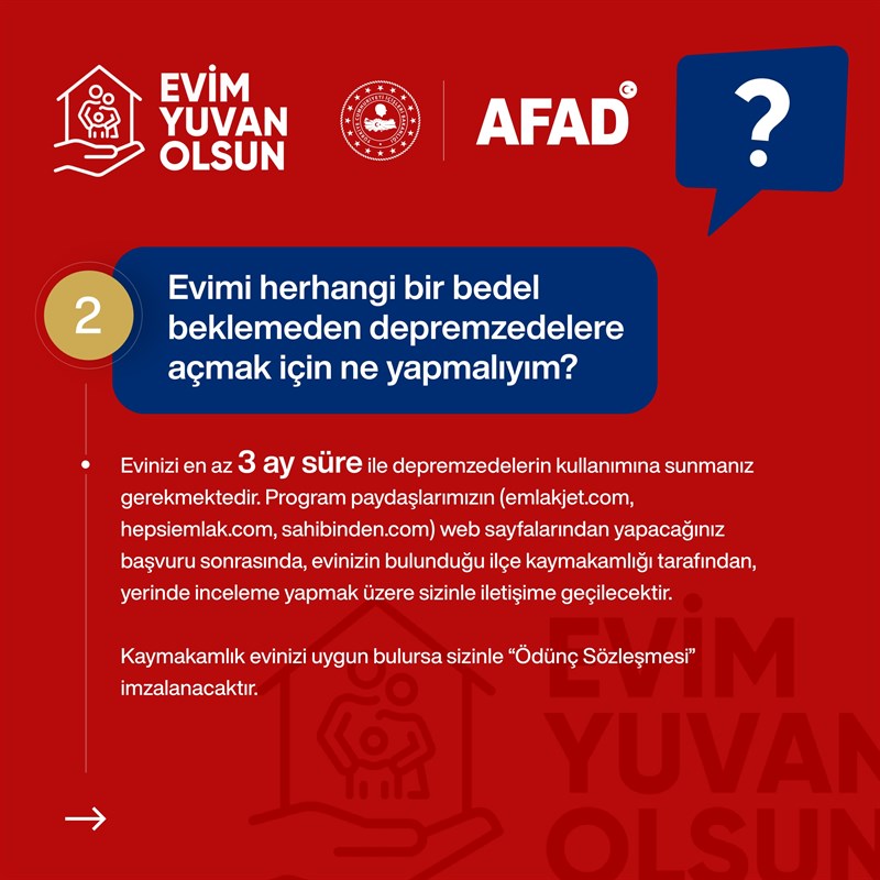Depremzedeler İçin