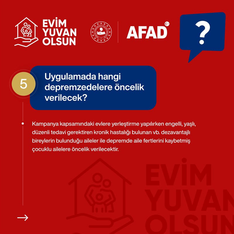 Depremzedeler İçin