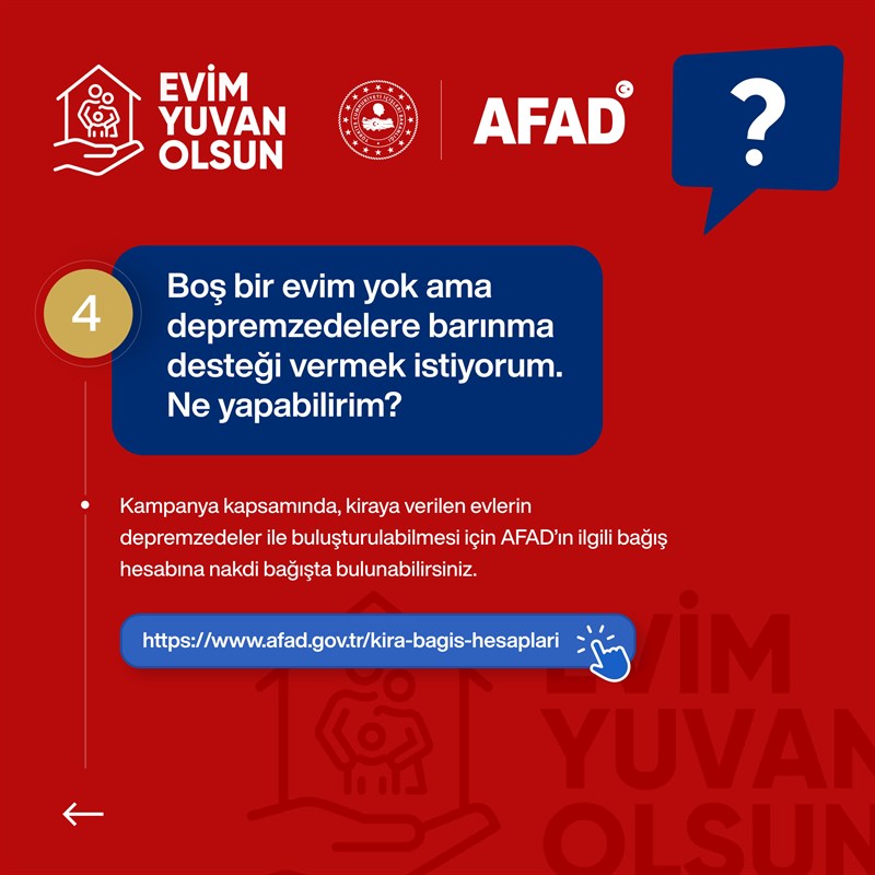 Depremzedeler İçin