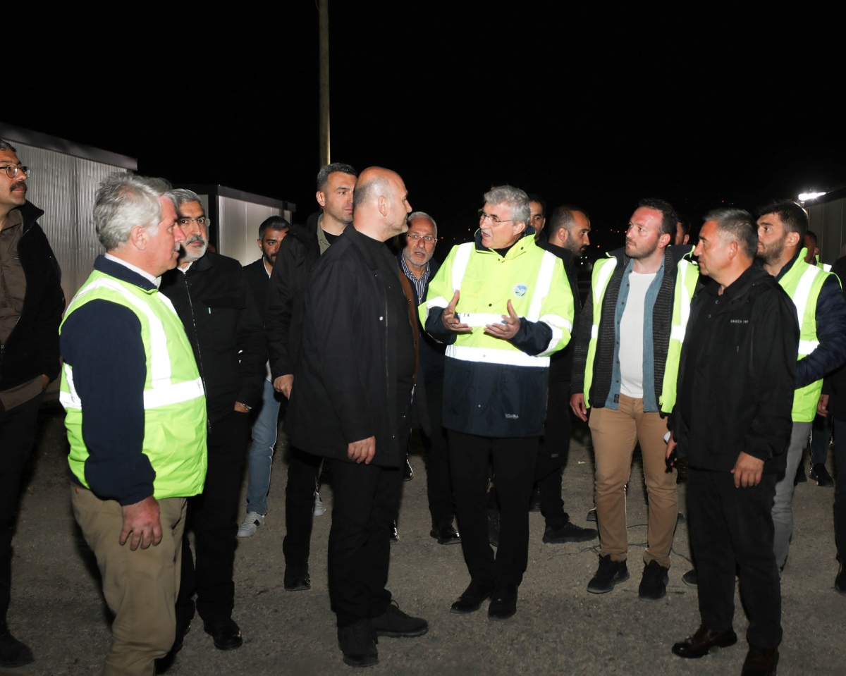 İçişleri Bakanı Soylu İskenderun’daki konteyner kentte: