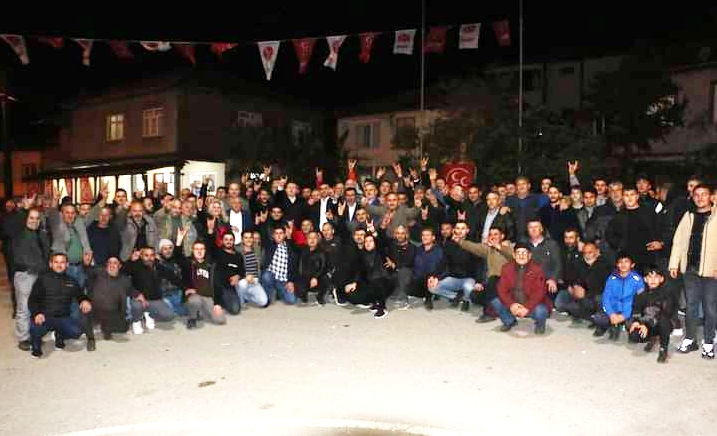 MHP Kaynarca Turnalı mahallesinde açık hava toplantısı yaptı