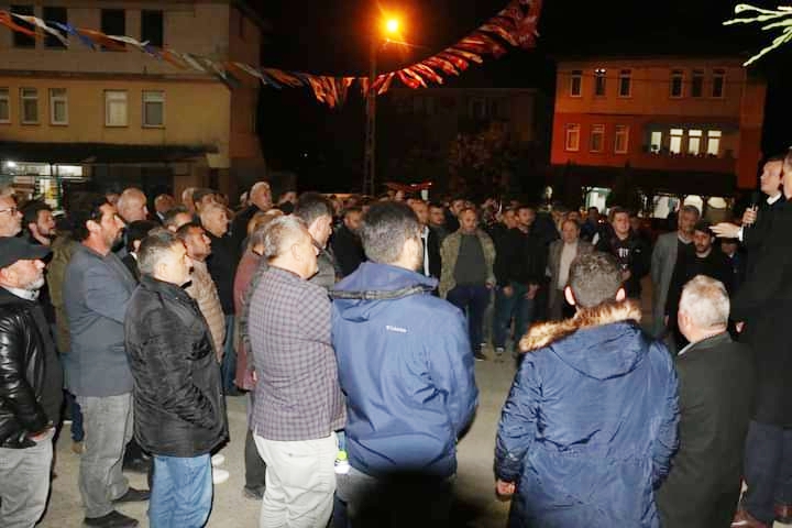 MHP Kaynarca Turnalı mahallesinde açık hava toplantısı yaptı