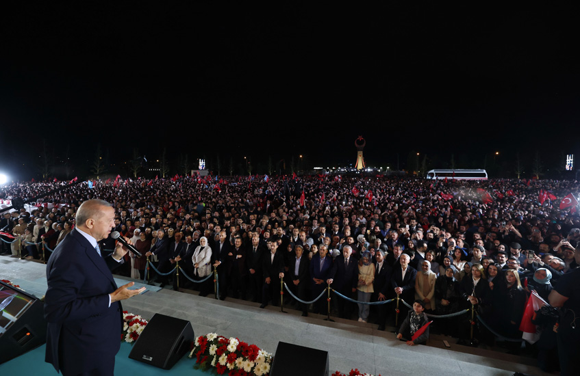 Cumhurbaşkanı Erdoğan “Bugün kimse kaybetmemiştir, 85 milyonun tamamı kazanmıştır”