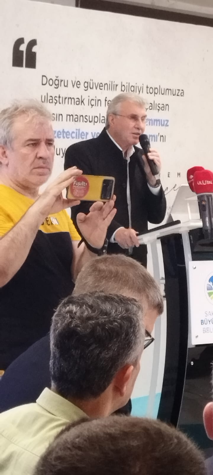 24 TEMMUZ GAZETECİLER VE BASIN BAYRAMINDA SBB BAŞKANI EKREM YÜCE ULUSAL VE YEREL BASIN İLE BİR ARADA