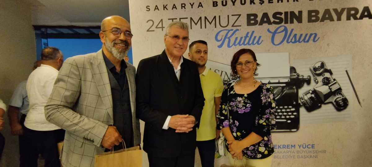 24 TEMMUZ GAZETECİLER VE BASIN BAYRAMINDA SBB BAŞKANI EKREM YÜCE ULUSAL VE YEREL BASIN İLE BİR ARADA