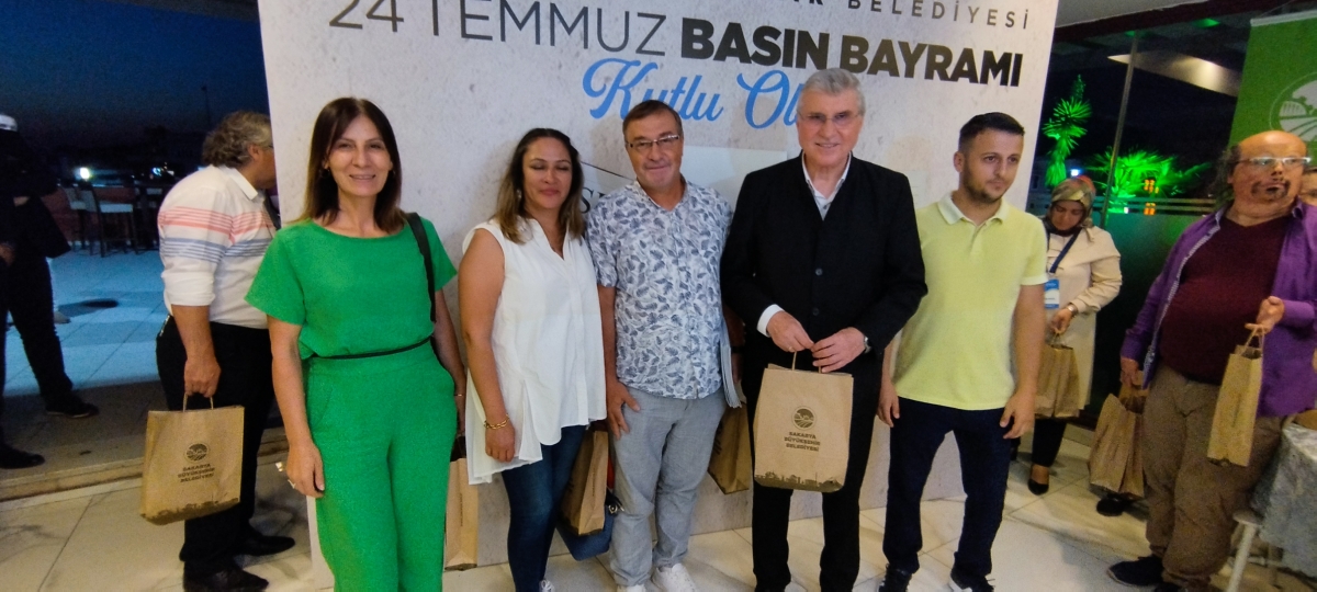 24 TEMMUZ GAZETECİLER VE BASIN BAYRAMINDA SBB BAŞKANI EKREM YÜCE ULUSAL VE YEREL BASIN İLE BİR ARADA