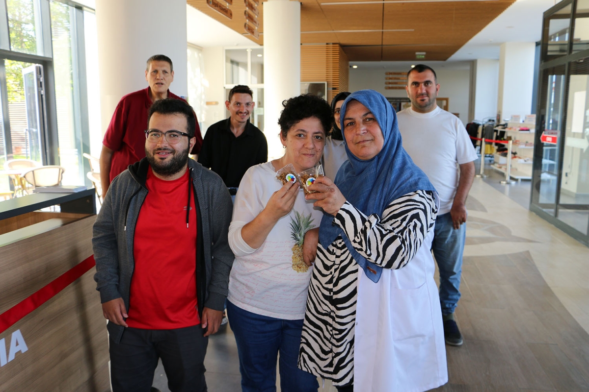 Sakarya'da Engelsiz hobi atölyesinde yürek ısıtan etkinlik