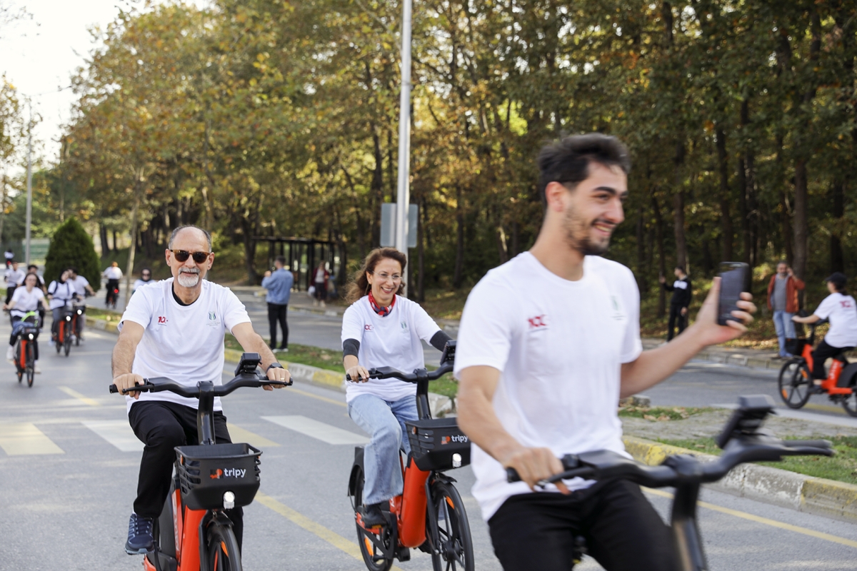 Pedallar cumhuriyetin 100. yılı için çevrildi