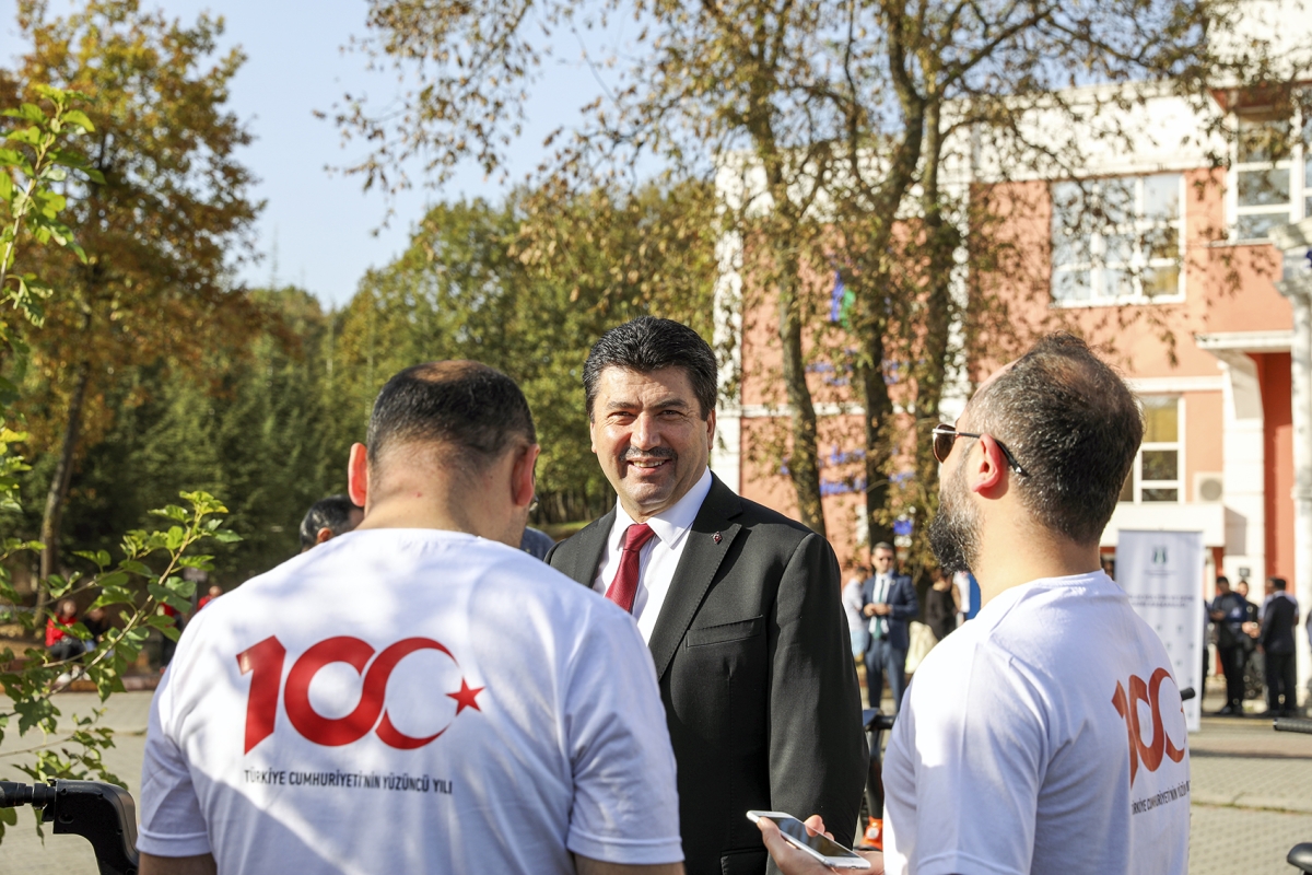 Pedallar cumhuriyetin 100. yılı için çevrildi
