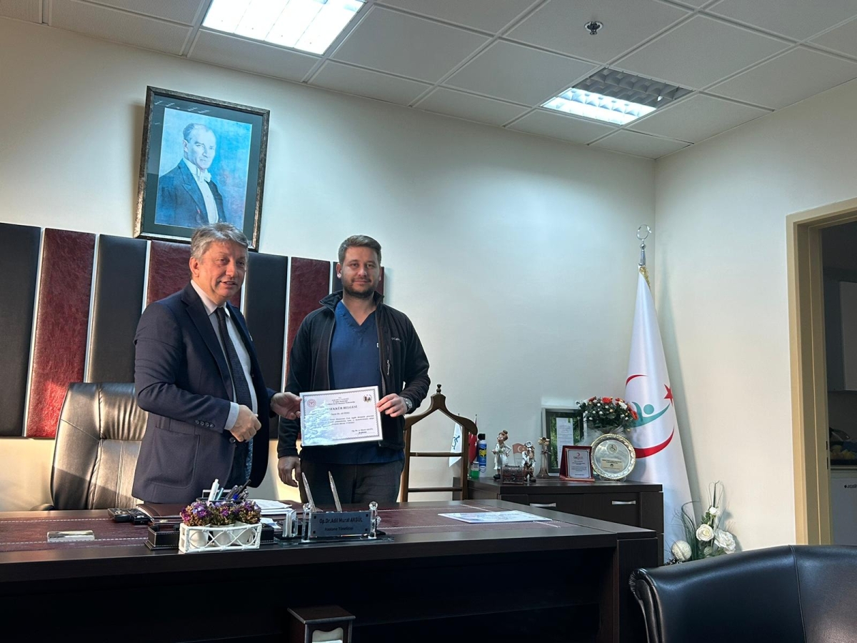 Yenikent ESH’ye teşekkür belgesi verildi İŞTE O KARELER..