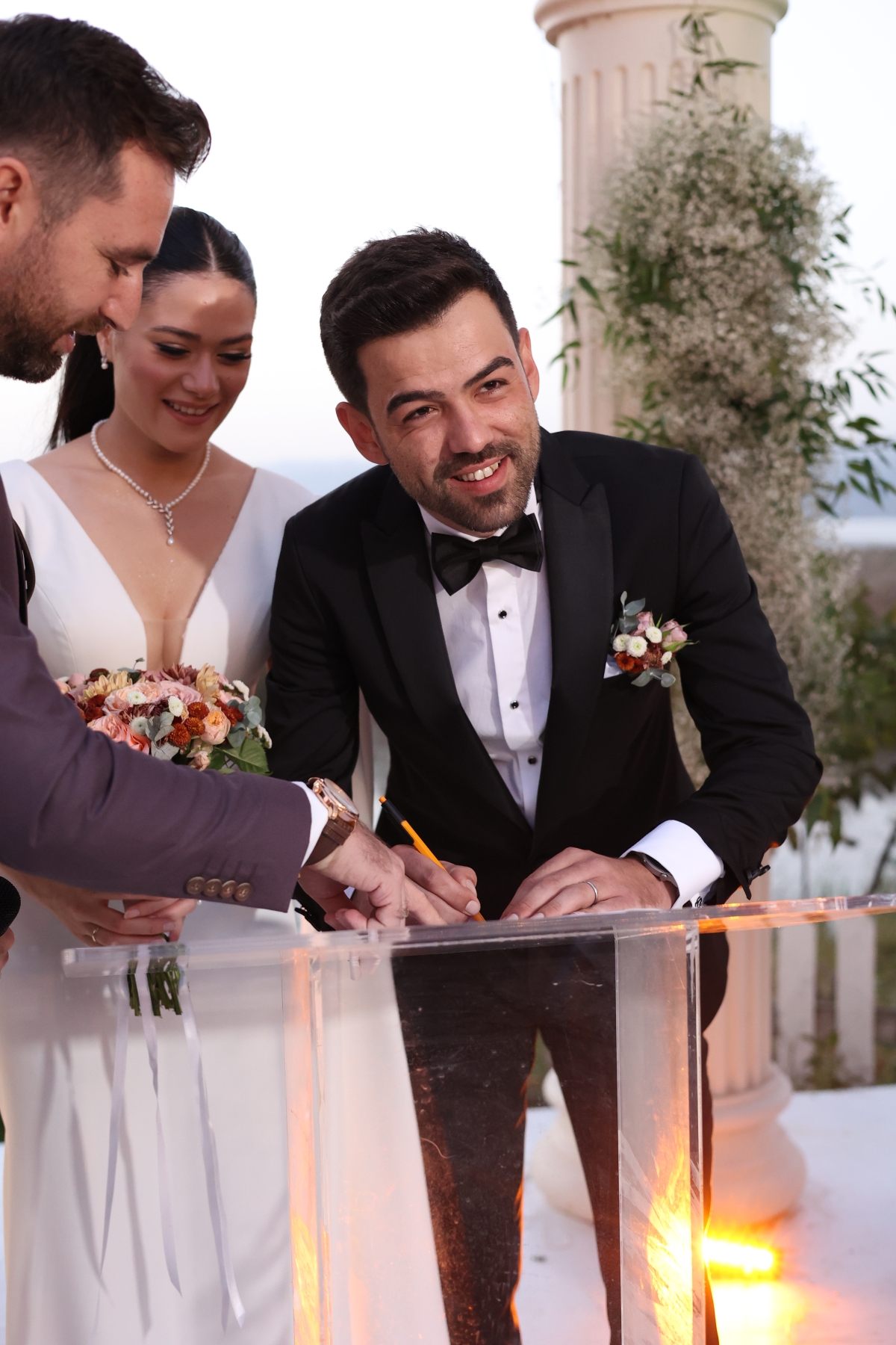 Sakarya'nın İş Adamlarından Ömer Faruk Birinci, Buse Sertkaya ile Dünya Evine Girdi (GÜNÜNE DAMGA VURAN FOTOĞRAFLAR)