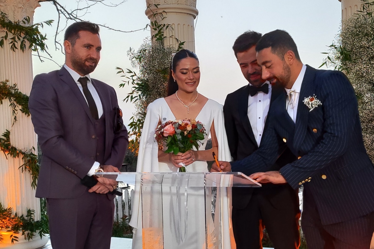 Sakarya'nın İş Adamlarından Ömer Faruk Birinci, Buse Sertkaya ile Dünya Evine Girdi (GÜNÜNE DAMGA VURAN FOTOĞRAFLAR)