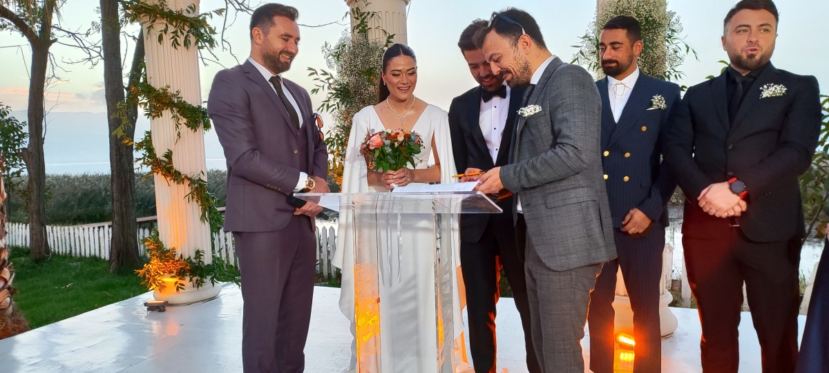 Sakarya'nın İş Adamlarından Ömer Faruk Birinci, Buse Sertkaya ile Dünya Evine Girdi (GÜNÜNE DAMGA VURAN FOTOĞRAFLAR)
