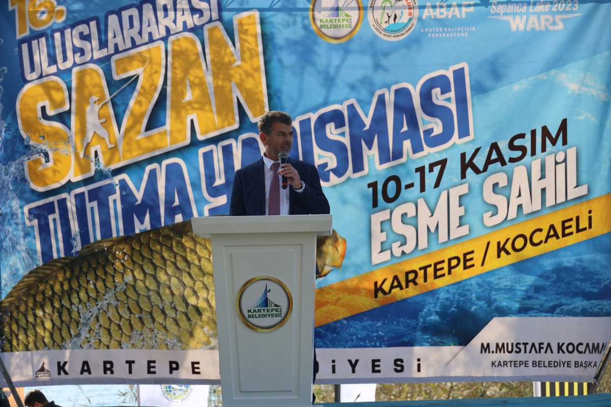 KARTEPE’DE ULUSLARARASI SAZAN TUTMA YARIŞMASI BAŞLADI