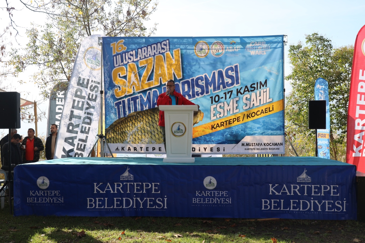 KARTEPE’DE ULUSLARARASI SAZAN TUTMA YARIŞMASI BAŞLADI