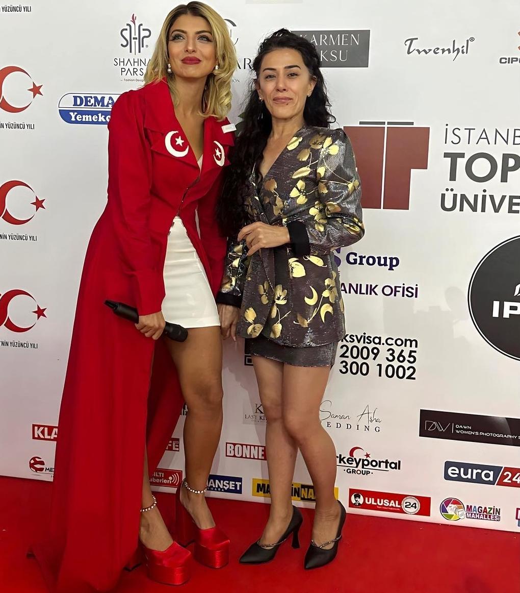 GÜZELLER GÜZELİ MODEL NERMİN BADACI KIRMIZI HALI'NIN AY YILDIZLI KRALİÇESİ OLDU..! (iŞTE O ANLMARA AİT FOTOĞRAFLAR)