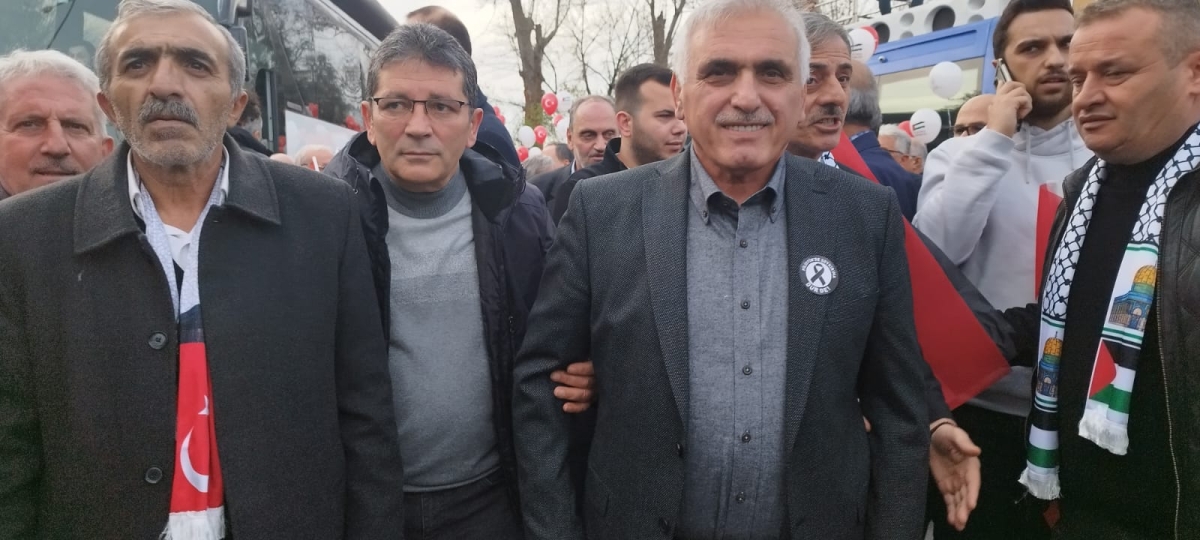 Sakarya'dan 'Filistin'e Özgürlük' yürüyüşüne Büyük Destek ( İŞTE O ANLARA AİT FOTOĞRAFLAR )