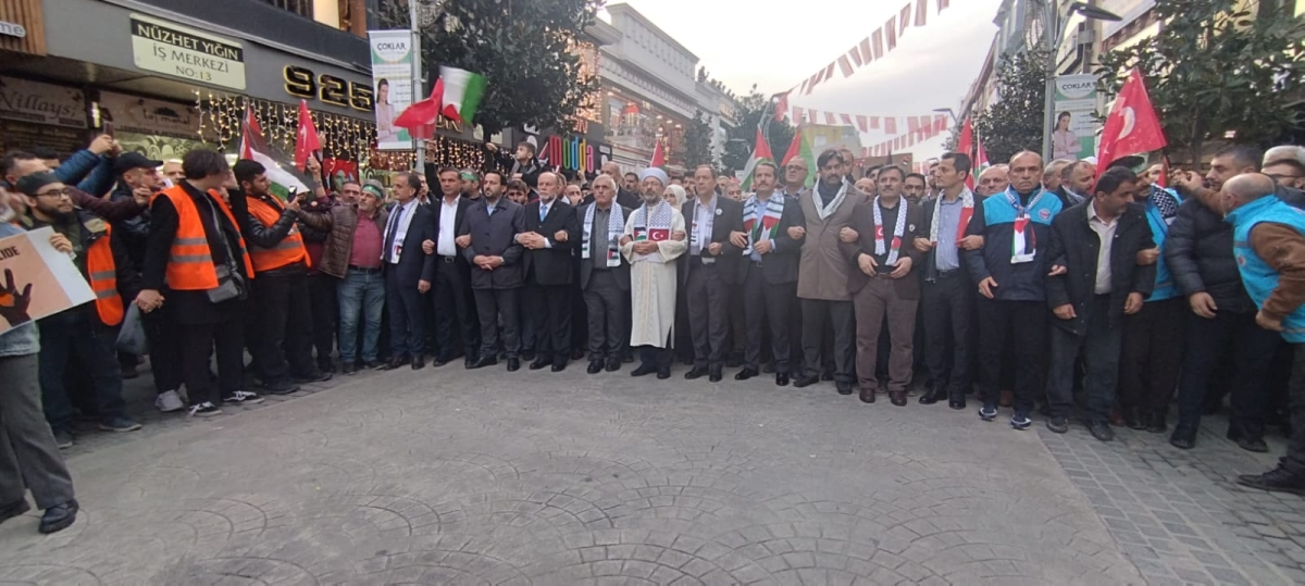 Sakarya'dan 'Filistin'e Özgürlük' yürüyüşüne Büyük Destek ( İŞTE O ANLARA AİT FOTOĞRAFLAR )