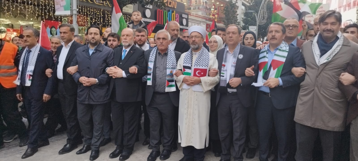 Sakarya'dan 'Filistin'e Özgürlük' yürüyüşüne Büyük Destek ( İŞTE O ANLARA AİT FOTOĞRAFLAR )