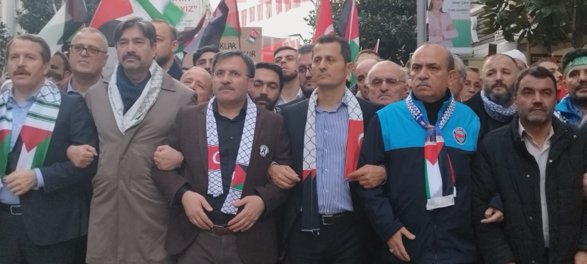 Sakarya'dan 'Filistin'e Özgürlük' yürüyüşüne Büyük Destek ( İŞTE O ANLARA AİT FOTOĞRAFLAR )