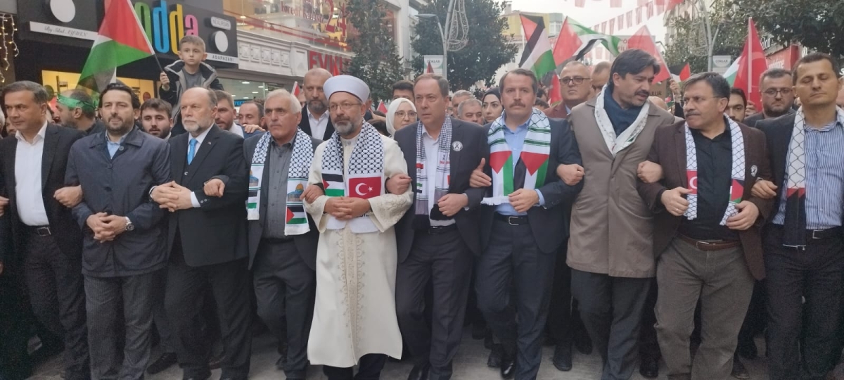 Sakarya'dan 'Filistin'e Özgürlük' yürüyüşüne Büyük Destek ( İŞTE O ANLARA AİT FOTOĞRAFLAR )