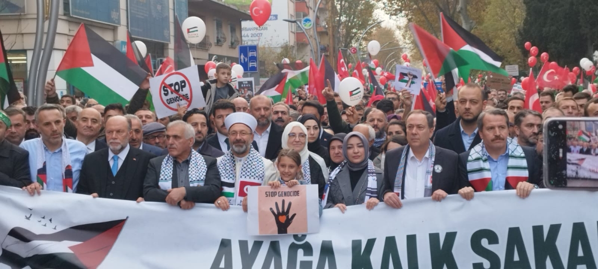 Sakarya'dan 'Filistin'e Özgürlük' yürüyüşüne Büyük Destek ( İŞTE O ANLARA AİT FOTOĞRAFLAR )