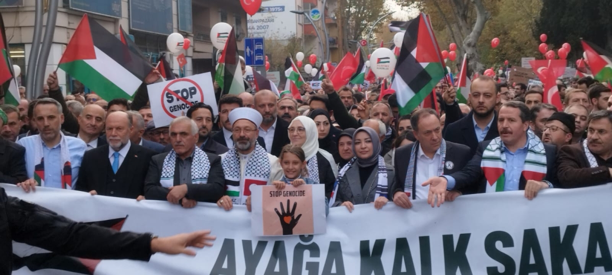 Sakarya'dan 'Filistin'e Özgürlük' yürüyüşüne Büyük Destek ( İŞTE O ANLARA AİT FOTOĞRAFLAR )