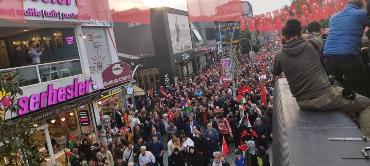 Sakarya'dan 'Filistin'e Özgürlük' yürüyüşüne Büyük Destek ( İŞTE O ANLARA AİT FOTOĞRAFLAR )