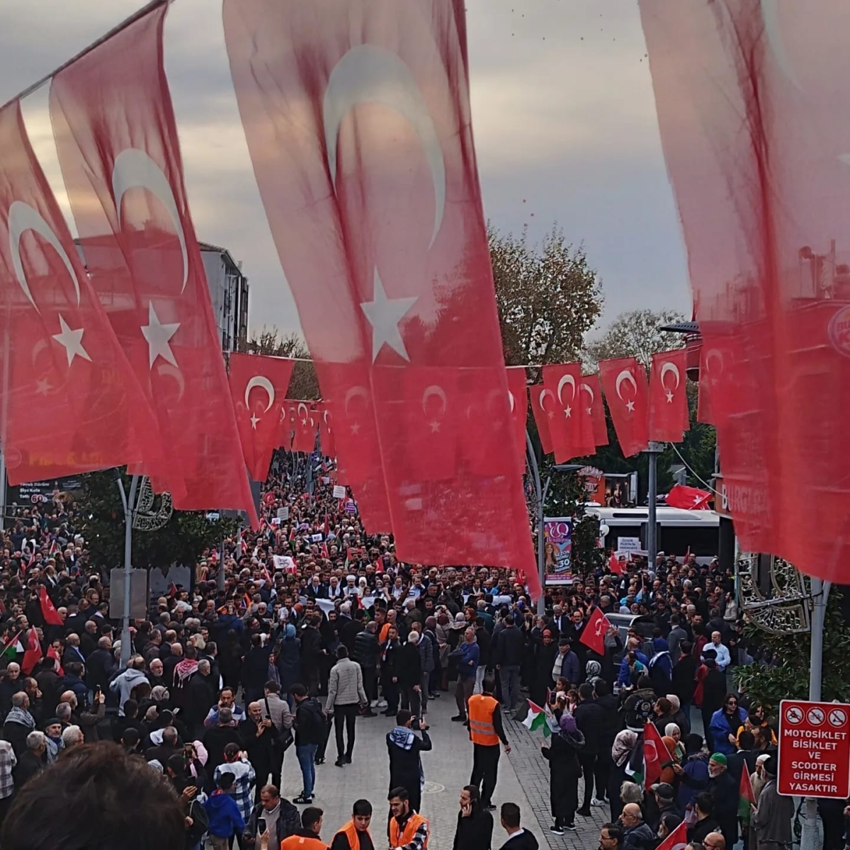 Sakarya'dan 'Filistin'e Özgürlük' yürüyüşüne Büyük Destek ( İŞTE O ANLARA AİT FOTOĞRAFLAR )