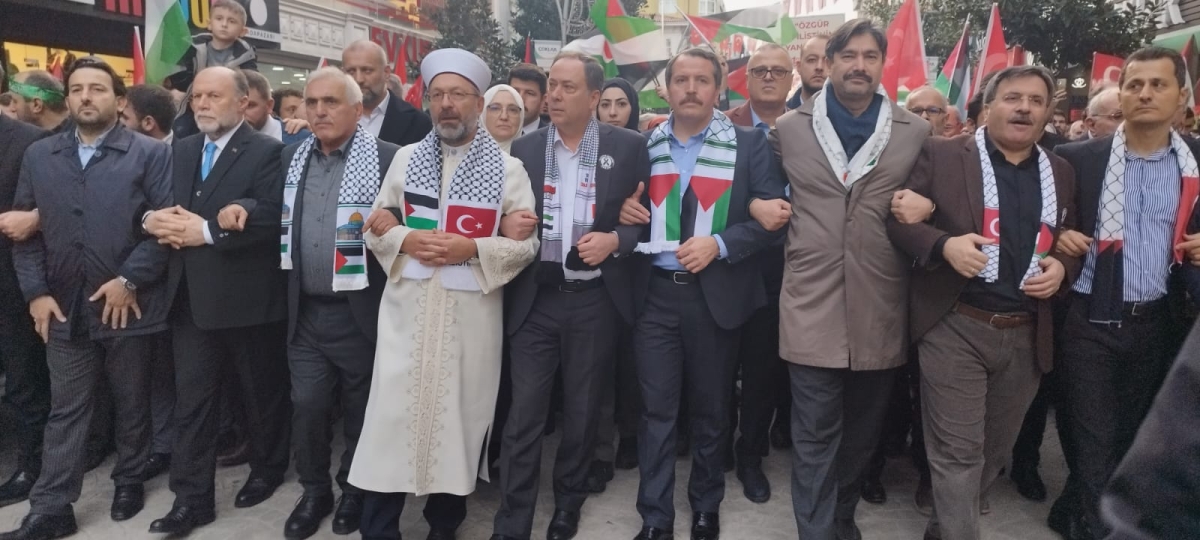 Sakarya'dan 'Filistin'e Özgürlük' yürüyüşüne Büyük Destek ( İŞTE O ANLARA AİT FOTOĞRAFLAR )