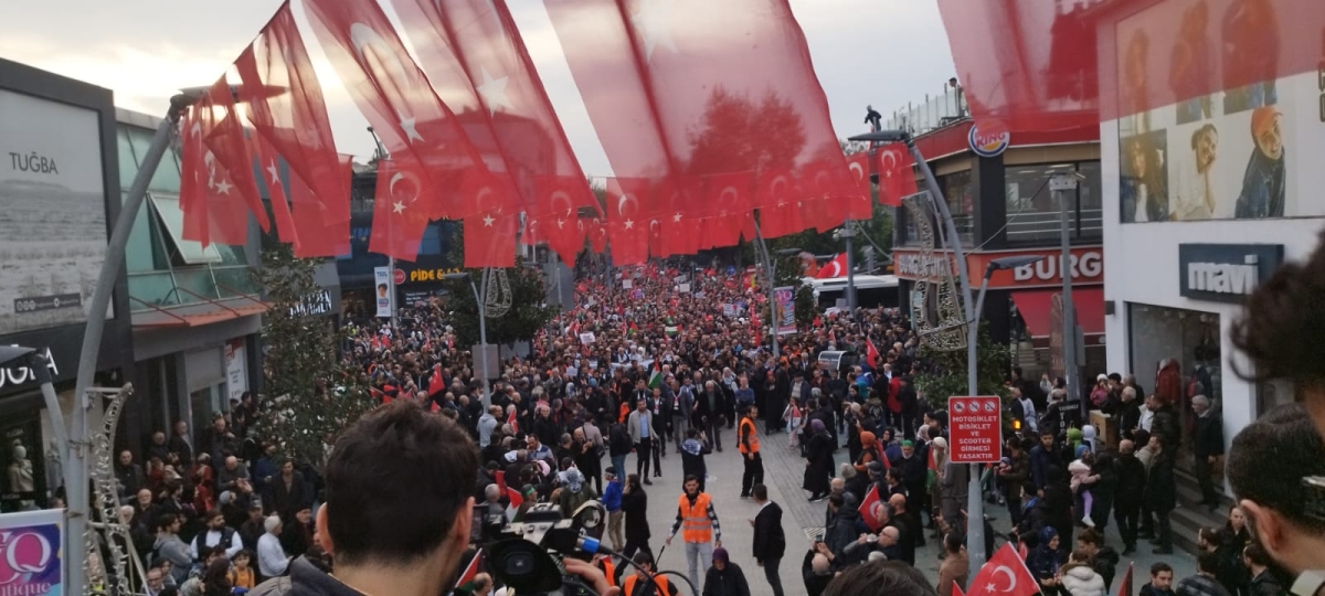 Sakarya'dan 'Filistin'e Özgürlük' yürüyüşüne Büyük Destek ( İŞTE O ANLARA AİT FOTOĞRAFLAR )