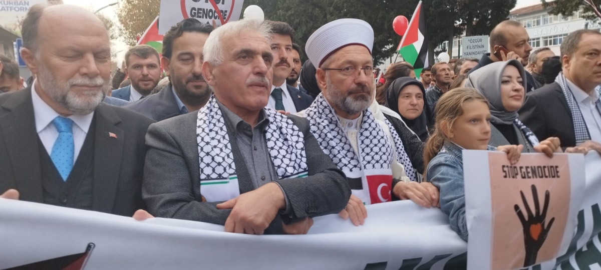 Sakarya'dan 'Filistin'e Özgürlük' yürüyüşüne Büyük Destek ( İŞTE O ANLARA AİT FOTOĞRAFLAR )